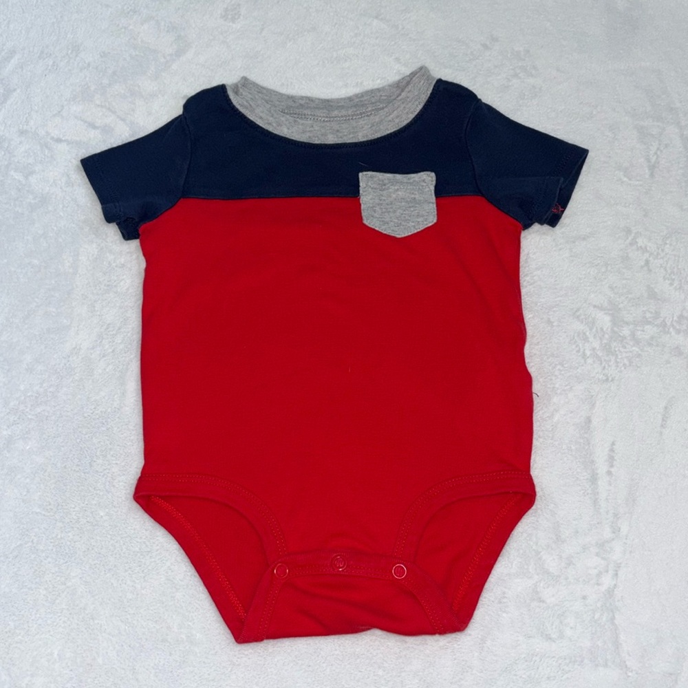 (3 for $10) carters 12 month red bodysuit / onesie